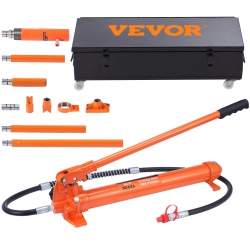 VEVOR 20 Ton Porta Power Kit, Portable Hydraulic Jack \w 4.6 Ft/1.4 M Oil Hose, Car Frame Repair Tool \w Storage Case for Automotive, Heavy