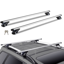 VEVOR 54" Universal Roof Rack Cross Bars, Aluminum Roof Rack Crossbars, Fit Existing Raised Side Rail \w Gap, 200 Lbs Load Capacity, Adjustable
