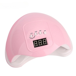 MYACUC Uv Led Gel Nail Lamp, 48W Portable Professional Automatic Nail Dryer, Nail Lamp With Timer And Lcd Display