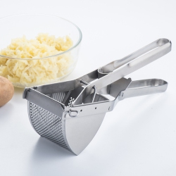 MYACUC Potato Ricer, Stainless Steel Potato Masher for Commercial And Home Use, Mash Potato Masher for Creamy Mashed Potatoes