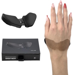 DELTAHUB Carpio 2.0 - Right-Handed Ergonomic Wrist Rest for Mouse - Carpal Tunnel Support, Pain Relief, Anti-Fatigue, Easy Glide, Office, Computer