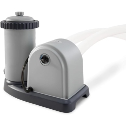 INTEX C1500 Krystal Clear Cartridge Filter Pump for Above Ground Pools: 1500 Gph Pump Flow Rate – Improved Circulation And Filtration – Easy