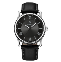 LENQIN Ln Mens Watches Analog Quartz Watches Men 30M Waterproof Mens Wrist Watches Fashion Business Watches for Man Leather Watches In Multicolor