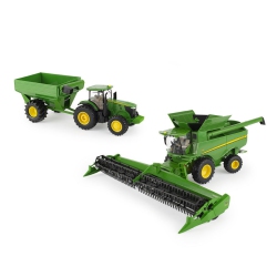 ERTL 1:32 John Deere Grain Harvesting Set