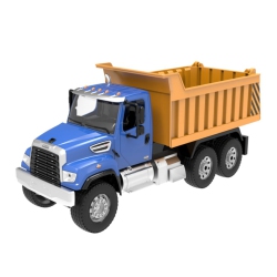 DOUBLE E 1:20 Rc Freight Liner Dump Truck - Remote Control Construction Toy