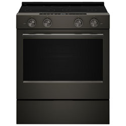 KitchenAid 30" 5.3 Cu Ft True Convection Slide-In Electric Air Fry Range (YKSES530SPS) -Fingerprint Resistant Stainless