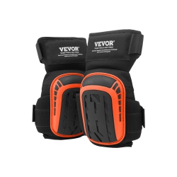 VEVOR 2 Knee Pads for Work, Extended Construction Knee Pads \w Extension Straps, Anti-Slip Foam Gel Knee Pads, for Gardening Flooring Roofing And