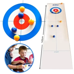 MYACUC Tabletop Curling Game for Adults & Family. Fun Indoor Sports Game for Everyone