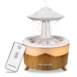 MAYCUC Rain Cloud Humidifier for Bedroom Water Drip, 7 Colors Night Rain Diffuser With Remote Control Timing, Mushroom Diffuser Lamp