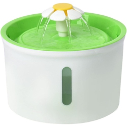 GREEN SCENIC 1.6L Silent Cat Drinker – Safe Automatic Drinking Machine, Triple Filtration, Protects Cat’S Whiskers, Hygienic Design, Easy to Clean