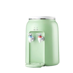 GREEN SCENIC Portable Hot And Cold Water Dispenser - Lightweight, Low Noise, Double Taps, 20 Seconds Hot Water, 304 Stainless Steel Interior