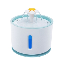 GREEN SCENIC Silent Automatic Pet Drinking Fountain - Smart Led Indicator, Antibacterial Pp Material, Low Noise Pump, Easy-To-Clean Design