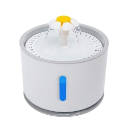 GREEN SCENIC Silent Automatic Pet Drinking Fountain - Smart Led Indicator, Antibacterial Pp Material, Low Noise Pump, Easy-To-Clean Design