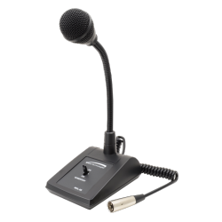 SPECO Mhl5S Gooseneck Adjustable Desktop Microphone