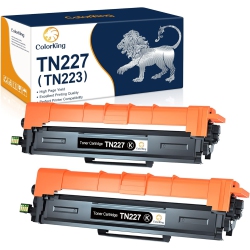 COLORKING Compatible Toner Cartridge Replacement for Brother Tn227 Tn227Bk Tn-227 Tn223 Tn223Bk for Mfc-L3750CDw Hl-L3210Cw Hl-L3290CD Hl-L3230CDw