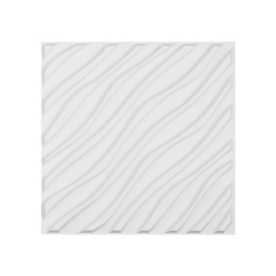 VEVOR 12-Pack 3D Wall Panels, 19.7 X 19.7 In Pvc Modern Art Minimalist Wave Tiles, 32 Sq.ft Coverage Accent Wall Panel, Interior Home Decor For