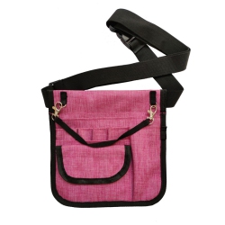 GREEN SCENIC Nurse Tool Waist Bag, Portable Nurse Tool Bag, Nurse Crossbody Bag, Nurse Shoulder Bag - Light In Red