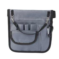 GREEN SCENIC Nurse Tool Waist Bag, Portable Nurse Tool Bag, Nurse Crossbody Bag, Nurse Shoulder Bag - In Gray