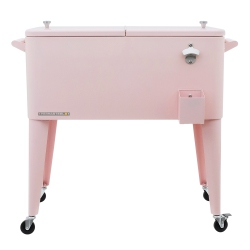 PERMASTEEL - 80Qt Patio Cooler - In Pink