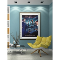 MOVIE POSTER ARENA Home Décor- French - Murder In The Orient Express Double Sided Original Movie Poster 27×40