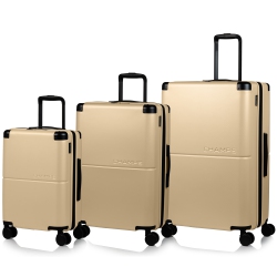 CHAMPS CANADA Earth Collection 3 Piece Hardside Luggage Set