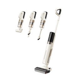 MOVA K30 Mix Wet Dry Vacuum Cleaner, 4-In-1 Cordless Vacuum for Multi-Surface, 180° Lie-Flat Reach, 30Min 140°F Hot Air Drying, 0In Dual Edge