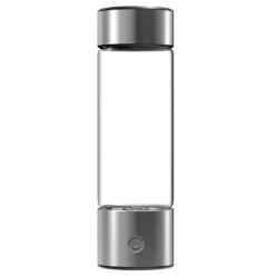 MYACUC Hydrogen Water Bottle, Hydrogen Water Generator Gifts for Mom, Portable Hydrogen Water Ionizer Machine, Hydrogen Rich Water Glass Water 460Ml