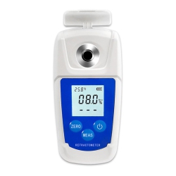 MYACUC High Precision 0-55% Brix Refractometer, Automatic Temperature Compensation, Refractive Index, Brix Tester for Fruit, Juice
