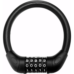 GREEN SCENIC Bicycle Lock Password Lock Electric Vehicle Anti-Theft Wire Lock Five-Digit Password Bicycle Motorcycle Chain - 40Cm Super Thick