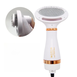 GREENSCENIC 2-In-1 Pet Hair Dryer And Brush - 3 Temperature Settings, 60Db Quiet, Safe for Dogs/cats - Ergonomic Design, Quick Detangling And Drying