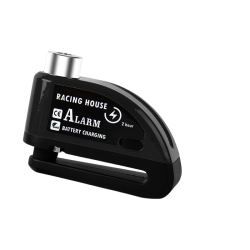 GREEN SCENIC Disc Brake Lock With Alarm, Anti-Theft, Motorcycle Alarm With 110 Db Alarm, Motorcycle Alarm Padlock - In Black