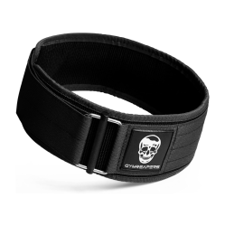 MEHIAZ Gymreapers Quick Locking Weightlifting Belt for Bodybuilding, Powerlifting, Cross Training - 4 Inch Neoprene \w Metal Buckle - Adjustable