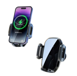 CHSSHA00 New 15W Fast Charging Wireless Charger Car Phone Holder Gravity Vent Car Phone Holder