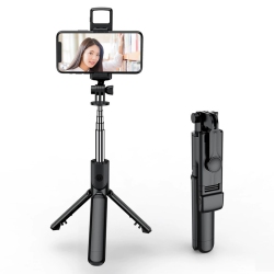 THE WAY Mobile Phone Bluetooth Selfie Stick Mobile Phone Photo Remote Control 360 Degree Live Selfie Handheld Universal Floor Tripod With Fill Light