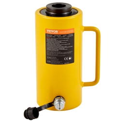 VEVOR 30 Ton 4 Inch Stroke Hollow Hydraulic Cylinder Jack 66000Lbs Lift Cylinder Industrial Durable Automotive Body Bending
