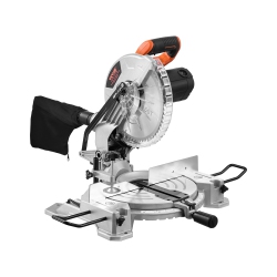 VEVOR Compound Miter Saw, 10-Inch Blade, 15 Amp Motor, 60-Tooth, Corded Single Bevel 0-45°, Led Precision Alignment, Angle Adjustable, Lightweight