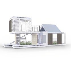 ARCKIT 100 Sqm. Building Blocks Kit, Stem Educational Toy, Miniature House Kit Model House, Architecture for Kids, Unique Gift for Adults & Kids 12+