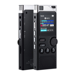 GREEN SCENIC Large Screen Recording And Storage External Mp3 Player External Tf Card Smart Agc Noise Reduction Recording Pen Student Recorder - 8GB