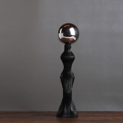 GREEN SCENIC Abstract Girl Light Luxury Modern Resin Sculpture Handmade Refined Art Ornaments Hotel Bar Study Room Decoration Housewarming Holiday