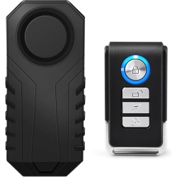 GREEN SCENIC 113Db Bicycle Alarm Wireless Vibration Motion Sensor Waterproof Anti-Theft Device \w Remote Control Suitable for Bicycles, Motorcycles