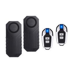 GREEN SCENIC 113Db Bicycle Alarm Wireless Vibration Motion Sensor Waterproof Anti-Theft Device \w Remote Control Suitable for Bicycles, Motorcycles