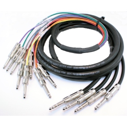 YORKVILLE SOUND 4 Channel Trs to 8 X 1/4-Inch Insert Snake