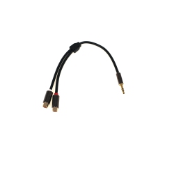 APEX Link Premium 1/8 Trs to 2 Rca Female