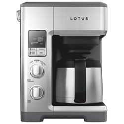 Lotus Drip Coffee Maker - 10 Cups - Stainless Steel