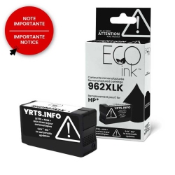 ECOINK HP No.962Xl 3Ja03An Reman Yrts In Black