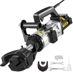 VEVOR 1.5 Kw Electric Rebar Bender, 1"(25 Mm) Hydraulic Electric Hand Held Rebar Bender, Within 5 S, 110 V