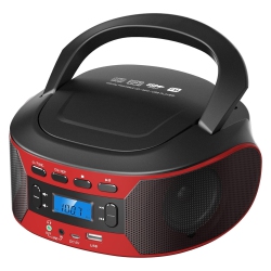 MYACUC Portable CD Player, Home Bluetooth Speaker With Fm Radio And Aux/USB Playback And Headphone Jack