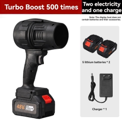 GREEN SCENIC Cordless Turbo Power Blower - Super Storm Dust Removal | Lithium Battery Handheld Blower | Industrial Grade Leaf Blower / Snowstorm