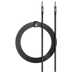 LOGiiX Piston Connect Braided 1.5m (4.92 ft.) Auxiliary Cable - Black