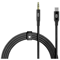 LOGiiX Piston Connect Braided 1m (3.28 ft.) 3.5mm Aux/USB-C Cable